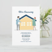 We gaan de bewegende aankondiging inkrimpen (Staand voorkant)