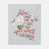 We gaan de gelukkigste kerst hebben fleece deken (Voorkant)