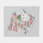 We gaan de gelukkigste kerst hebben fleece deken (Voorkant (Horizontaal))