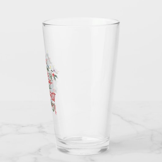 We gaan de gelukkigste kerst hebben glas (Links)