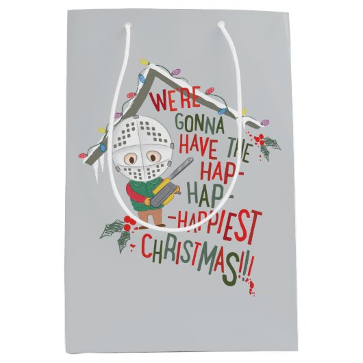 We gaan de gelukkigste kerst hebben medium cadeauzakje (Voorkant)