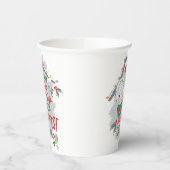 We gaan de gelukkigste kerst hebben papieren bekers (Links)