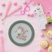 We gaan de gelukkigste kerst hebben papieren bordje (Feest)