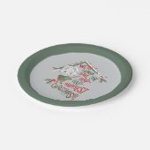 We gaan de gelukkigste kerst hebben papieren bordje (Gekanteld)