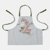 We gaan de gelukkigste kerst hebben schort (Voorkant)