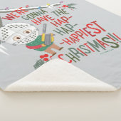 We gaan de gelukkigste kerst hebben sherpa deken (3/4)