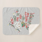 We gaan de gelukkigste kerst hebben sherpa deken (Voorkant (horizontaal))