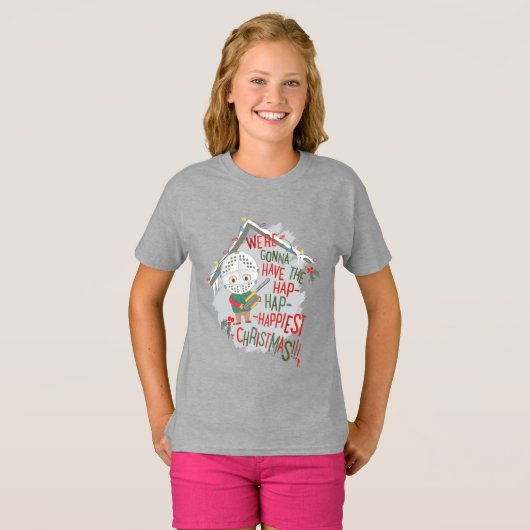 We gaan de gelukkigste kerst hebben t-shirt (Voorkant volledig)