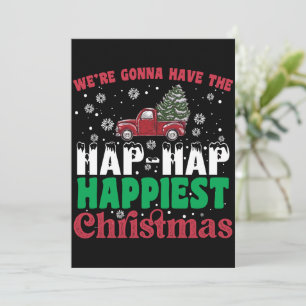 We Gaan De Hap Hap Gelukkigste Kerstmis Hebben  Kaart
