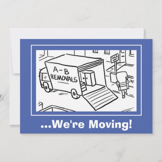 We gaan de Kaart van de aankondiging op. (Voorkant)