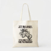 We gaan de patriarchie smokkelen. tote bag (Voorkant)