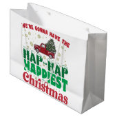 We gaan de prettigste Kerstmis ooit hebben Groot Cadeauzakje (Voorkant Gekanteld)