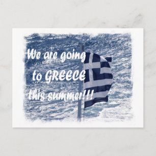 We gaan deze zomer naar Griekenland!!!! Briefkaart