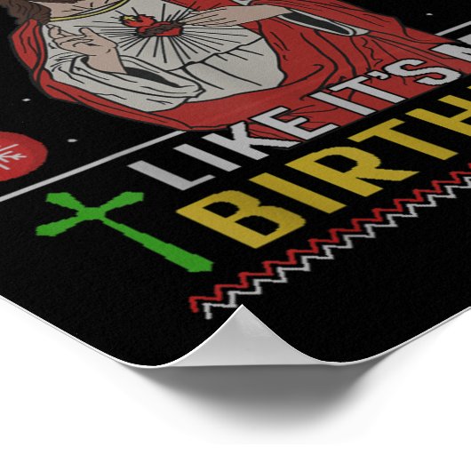 We gaan een feest houden alsof het mijn verjaardag poster (Hoek)