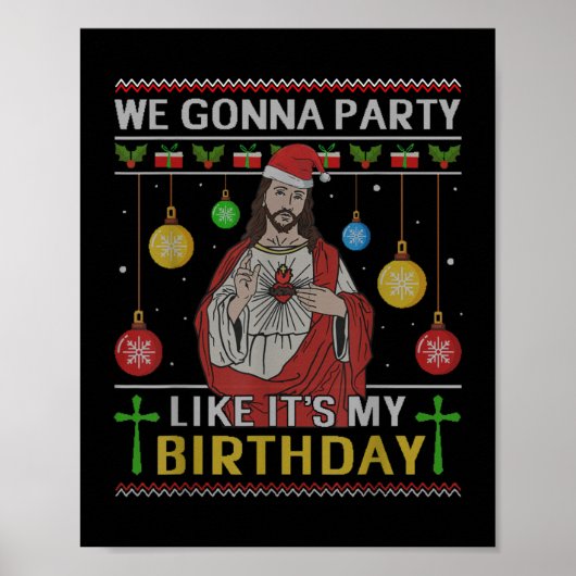 We gaan een feest houden alsof het mijn verjaardag poster (Voorkant)