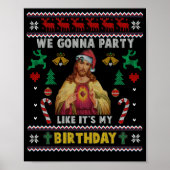 We gaan een feest houden alsof het mijn verjaardag poster (Voorkant)