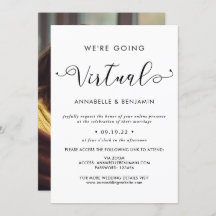 We gaan een virtuele bruiloft foto maken