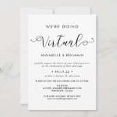 We gaan een virtuele bruiloft foto maken kaart (Voorkant)