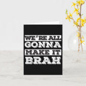 We gaan het allemaal Brah maken Kaart (Gele Bloem)