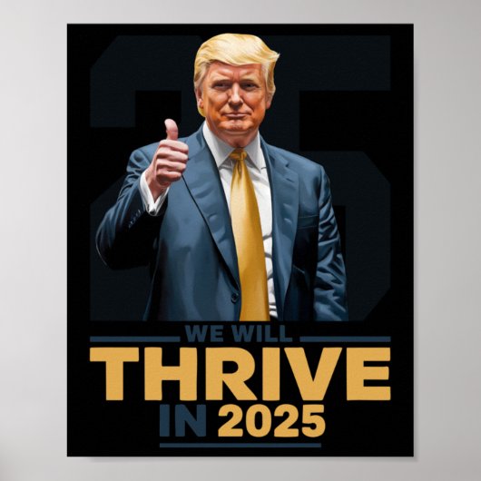We gaan het goed doen in 2025! poster (Voorkant)