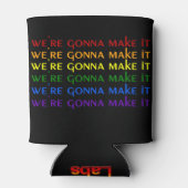 We gaan het Rainbow Pride maken Blikjeskoeler (Achterkant)