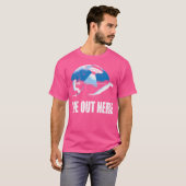 We gaan hier op jacht naar Nessie Bigfoot Sasquatc T-shirt (Voorkant volledig)