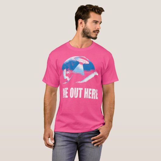 We gaan hier op jacht naar Nessie Bigfoot Sasquatc T-shirt (Voorkant volledig)