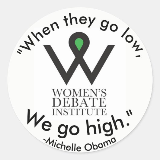 We gaan hoge Obama Sticker (Voorkant)