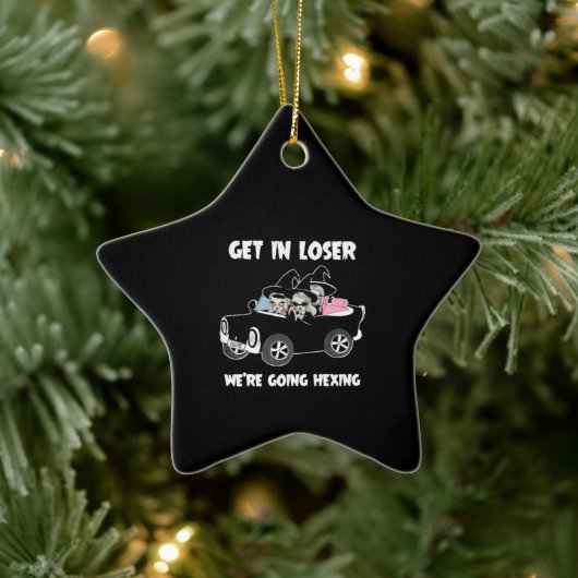 we gaan in de verliezer rijden en rijden met een a keramisch ornament (Boom)