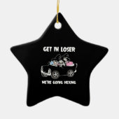 we gaan in de verliezer rijden en rijden met een a keramisch ornament (Voorkant)