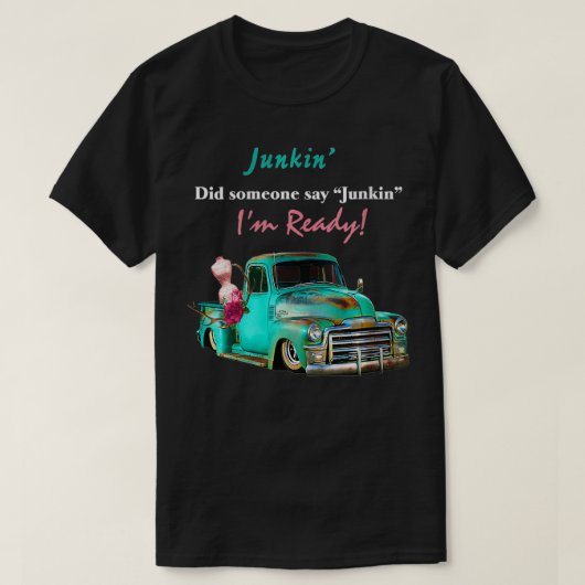 We gaan Junkin VNeck T-shirt (Design voorkant)