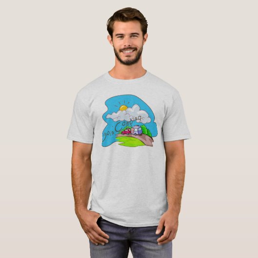 We gaan kamperen t-shirt (Voorkant volledig)