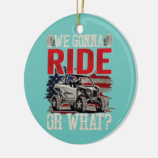 We gaan langs de kant van SXS UTV VS Keramisch Ornament (Links)