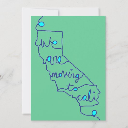 we gaan naar cali aankondiging (Voorkant)