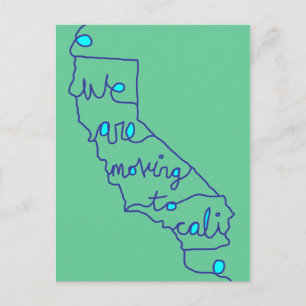 we gaan naar cali aankondigingskaart