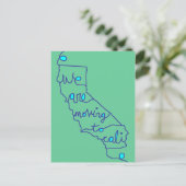 we gaan naar cali aankondigingskaart (Staand voorkant)
