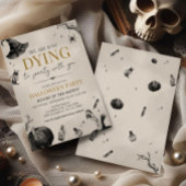 We gaan naar een Gothic Halloween Party Kaart