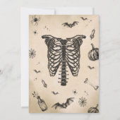 We gaan naar een Halloween verjaardagsfeestje Kaart (Achterkant)