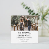 We gaan naar Foto Eenvoudige Typografie Bezoek Aankondiging (Staand voorkant)