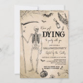 We gaan naar het Halloween feest Kaart (Voorkant)