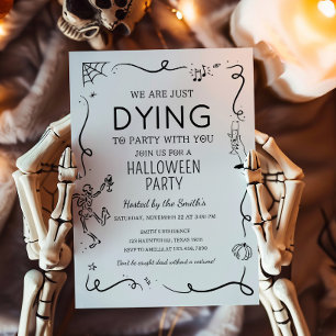 We gaan naar het Halloween feest Kaart