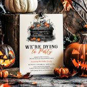 We gaan naar het Halloween feest Kaart