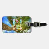 we gaan naar het strand bagagelabel (Voorkant horizontaal)