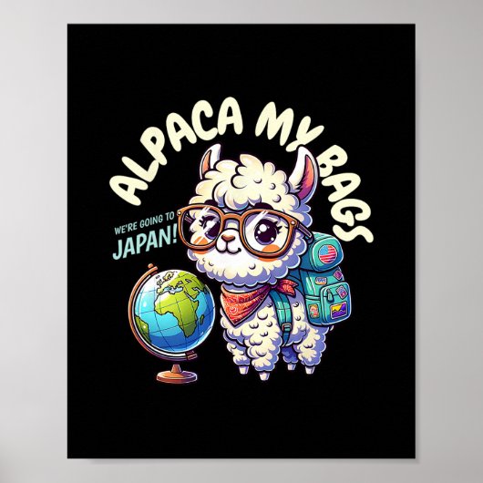 We gaan naar Japan! Grappige groep Japanners Poster (Voorkant)