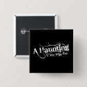 We gaan naar LLC-Logo. Vierkante Button 5,1 Cm (Voorkant /achterkant)