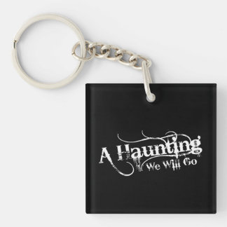 We gaan naar LLC White Logo Sleutelhanger