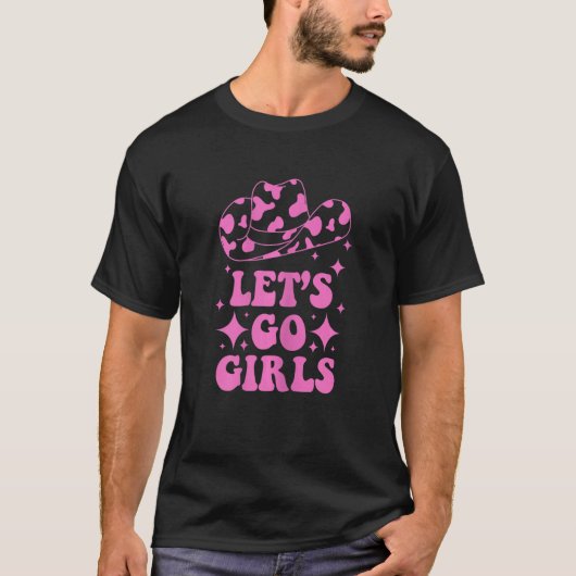 We gaan naar meisjes Bachelorette party Bridal we T-shirt (Voorkant)