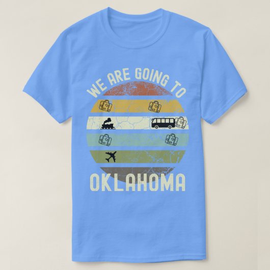 We gaan naar Oklahoma familie reis naar Oklahoma R T-shirt (Design voorkant)