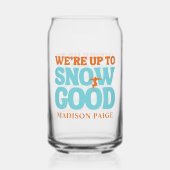 We gaan naar Snow Good Bachelorette Blikvorm Glas (Voorkant)