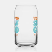 We gaan naar Snow Good Bachelorette Blikvorm Glas (Rechts)